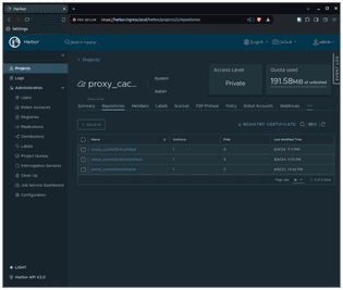 Image proxy cache using Harbor | Felipe Trindade