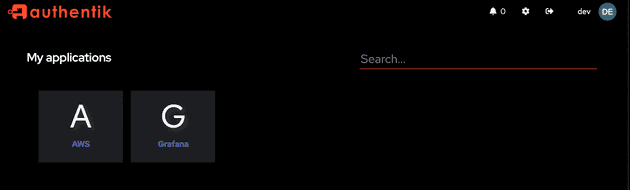 AWS and Grafana Apps
