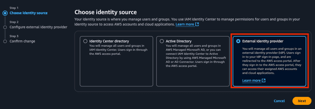 Use External Identity Provider